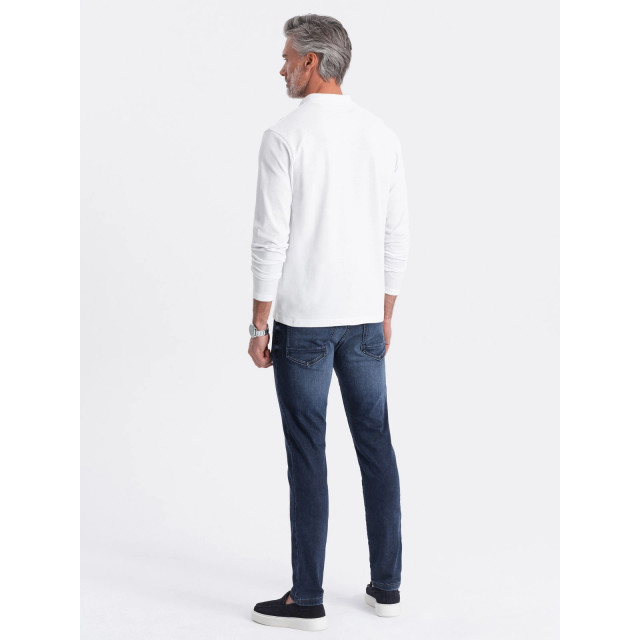 Ombre Poloshirt heren longsleeve - jotz OM-0114-2 large