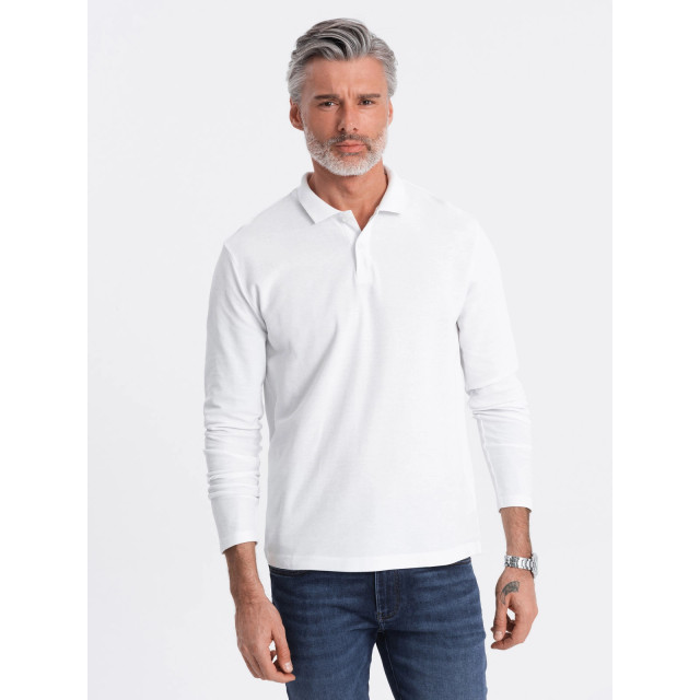 Ombre Poloshirt heren longsleeve - jotz OM-0114-2 large