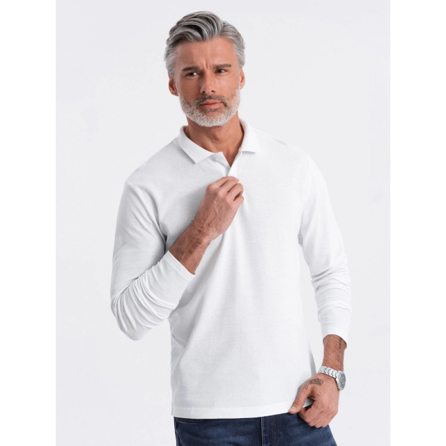 Ombre Poloshirt heren longsleeve - jotz OM-0114-2 large