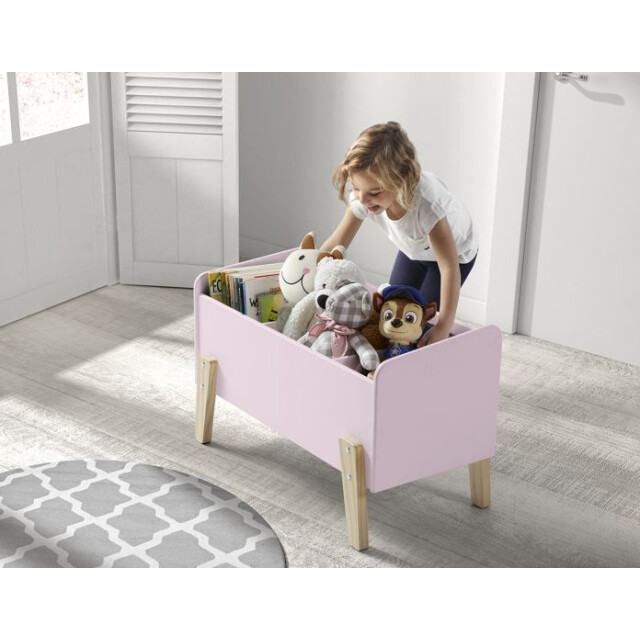 Lucevi kiddy bed + nachtkastje + speelkoffer - 90x200 cm 3012472 large