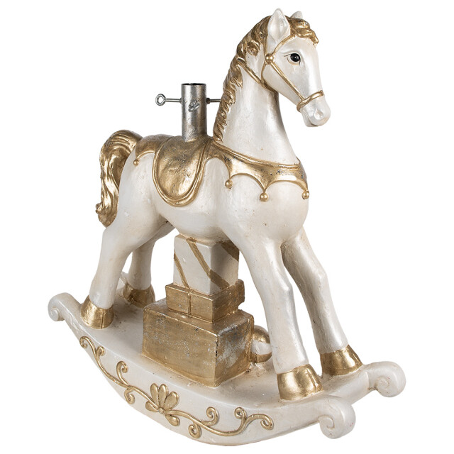 Clayre & Eef Kerstboom standaard hobbelpaard 6x19x64 cm kunststof 3033369 large