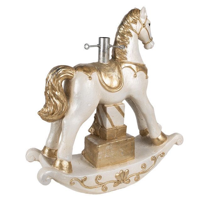 Clayre & Eef Kerstboom standaard hobbelpaard 6x19x64 cm kunststof 3033369 large