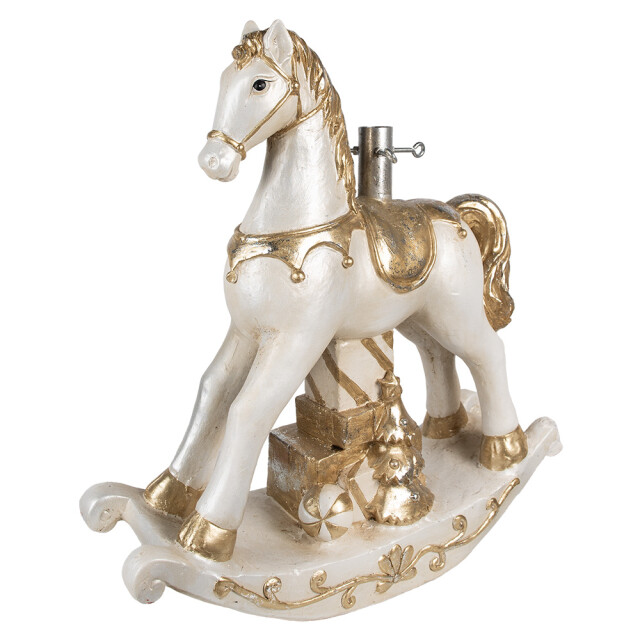 Clayre & Eef Kerstboom standaard hobbelpaard 6x19x64 cm kunststof 3033369 large