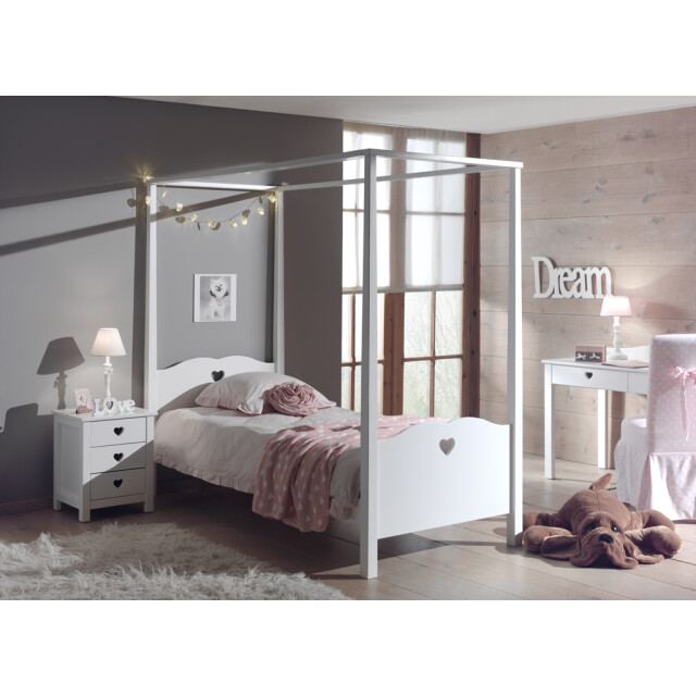 Lucevi amori hemelbed + nachtkastje - 90x200 cm 3012515 large