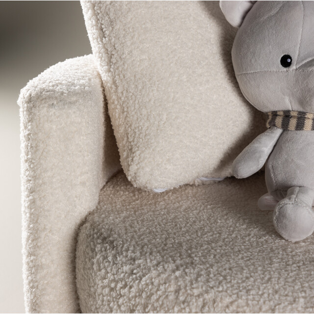 Nest living Elina ronde kinderfauteuil teddy – met twee kussens 3033379 large
