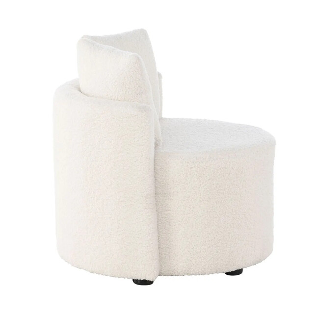 Nest living Elina ronde kinderfauteuil teddy – met twee kussens 3033379 large