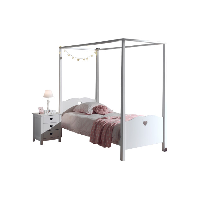 Lucevi amori hemelbed + nachtkastje - 90x200 cm 3012515 large