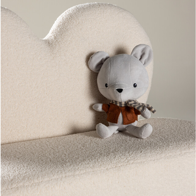 Nest living Aryna kinderbankje teddy met hartvormige rugleuning 3033377 large
