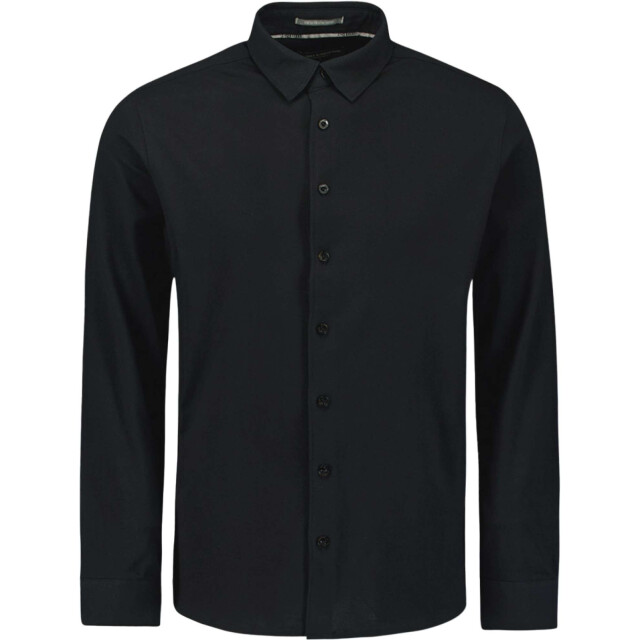 No Excess Shirt jersey pique stretch black N4186-020 large