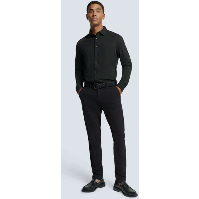 No Excess Shirt jersey pique stretch black N4186-020 large