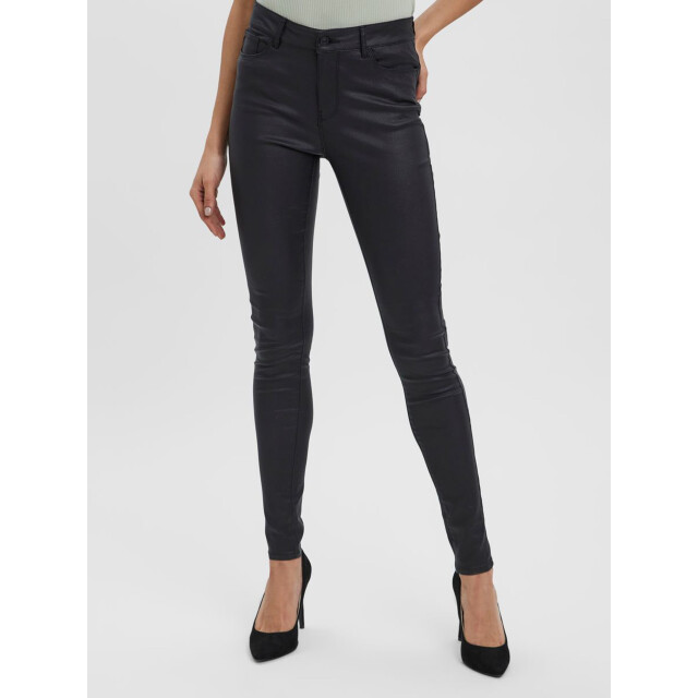 Vero Moda vmseven nw ss smooth coated pants n 10138972 black 06541.990.0032 large