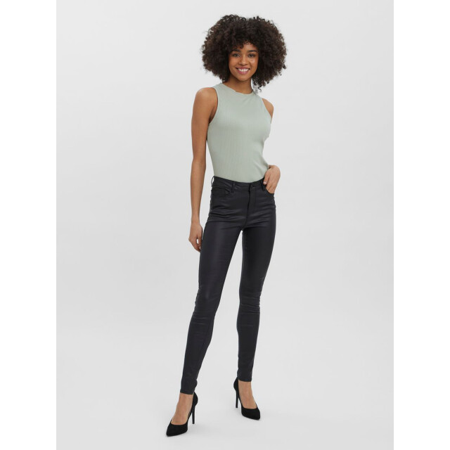 Vero Moda vmseven nw ss smooth coated pants n 10138972 black 06541.990.0032 large