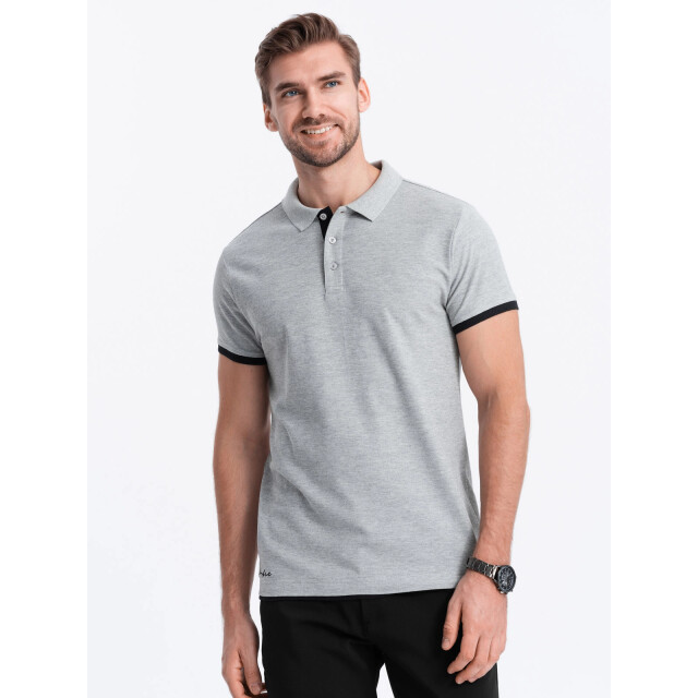Ombre Poloshirt heren korte mouw - krusty OM-0113-KRUSTY large