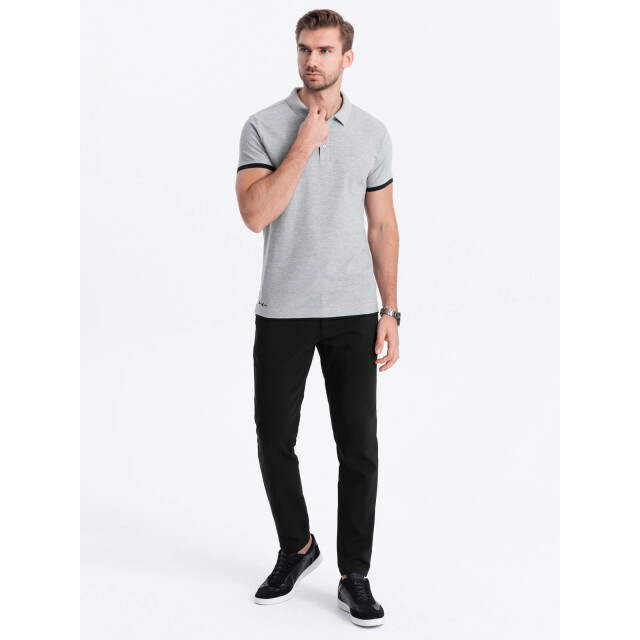 Ombre Poloshirt heren korte mouw - krusty OM-0113-KRUSTY large
