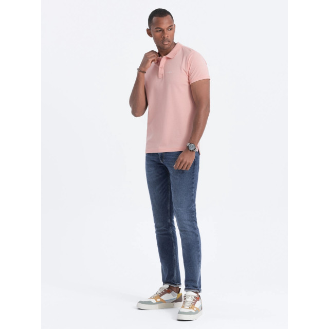 Ombre Heren poloshirt pink catania OM-S1746-3 large