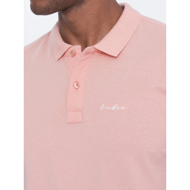 Ombre Heren poloshirt pink catania OM-S1746-3 large