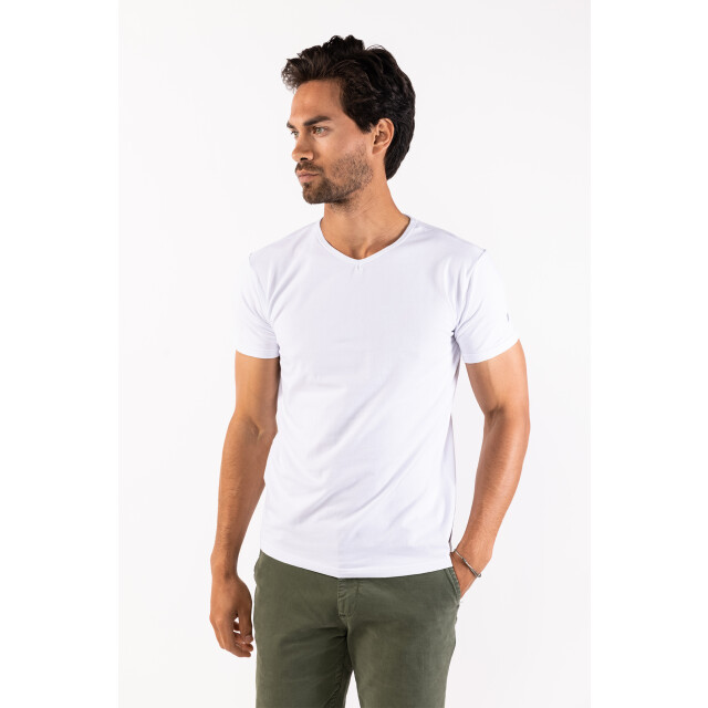 PRESLY & SUN Steve v-neck PS-STEVE-WHT-M large