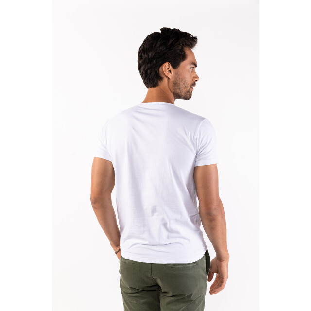PRESLY & SUN Steve v-neck PS-STEVE-WHT-M large