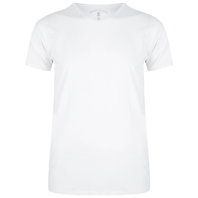 PRESLY & SUN Steve v-neck PS-STEVE-WHT-M large