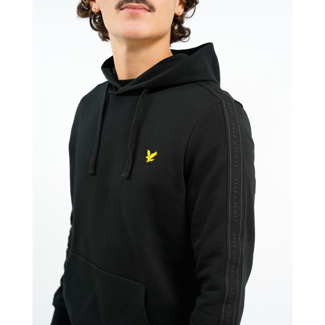 Lyle and Scott Tape hoodie tape-hoodie-00056783-black large