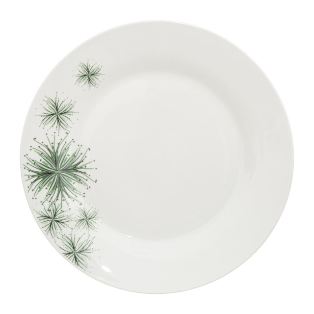 Secret de Gourmet Porseleinen serviesset green floral 6 persoons 18-delig 3047540 large