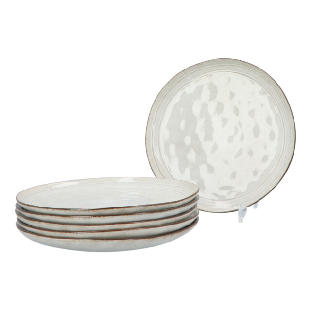 Secret de Gourmet Aardewerk serviesset flower 6 persoons 18-delig - 3047565 large