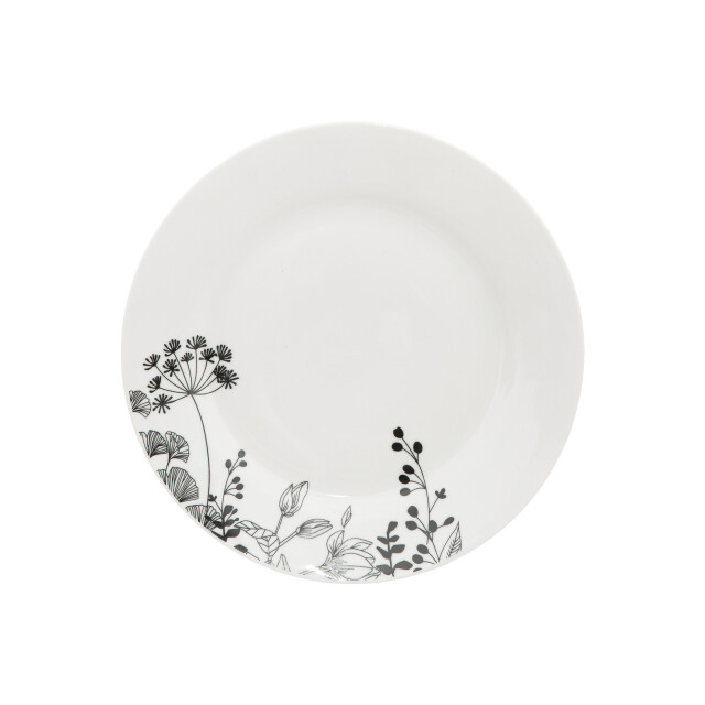 Secret de Gourmet Porseleinen serviesset wild flower 6-persoons 18-delig wit/ 3047539 large