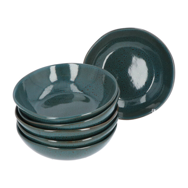 Secret de Gourmet Serviesset jade 6 persoons 18-delig reactive glazing aardewerk 3047563 large