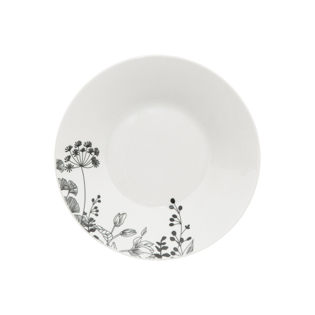 Secret de Gourmet Porseleinen serviesset wild flower 6-persoons 18-delig wit/ 3047539 large