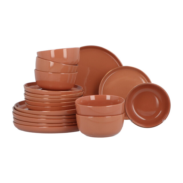 Secret de Gourmet Serviesset sublima 6 persoons 18-delig aardewerk oud 3047562 large