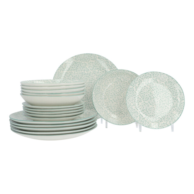 Secret de Gourmet Porseleinen serviesset jasmijn 18-delig 6 persoons- 3047541 large