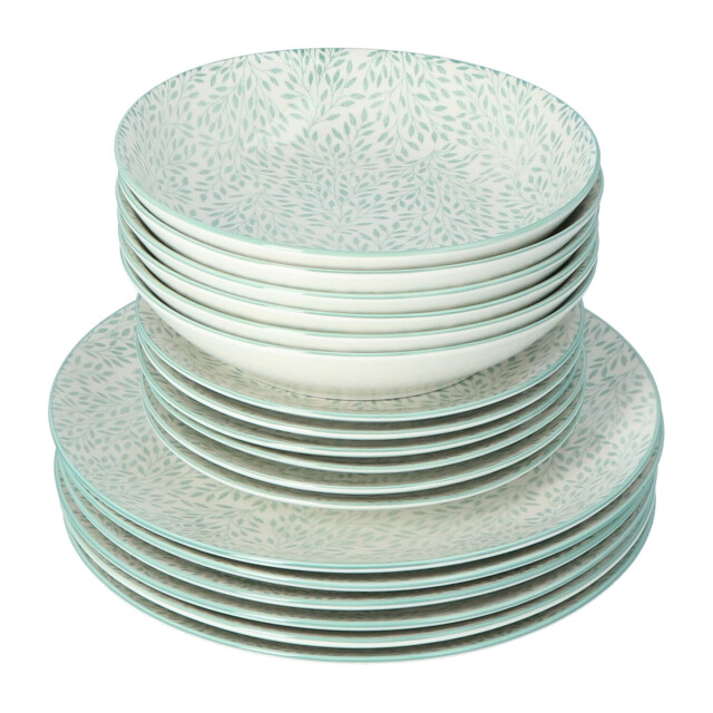 Secret de Gourmet Porseleinen serviesset jasmijn 18-delig 6 persoons- 3047541 large