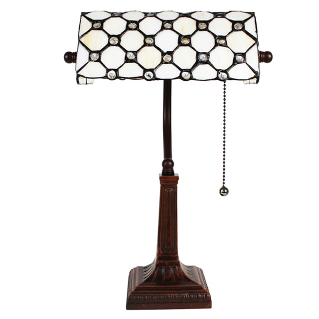 LumiLamp Tiffany tafellamp 26x23x42 cm metaal glas tiffany bureaulamp 1980564 large