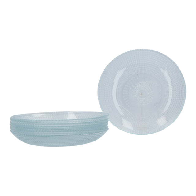 4goodz Serviesset glas oxygene 6 persoons servies van glas 18 delig 3031270 large