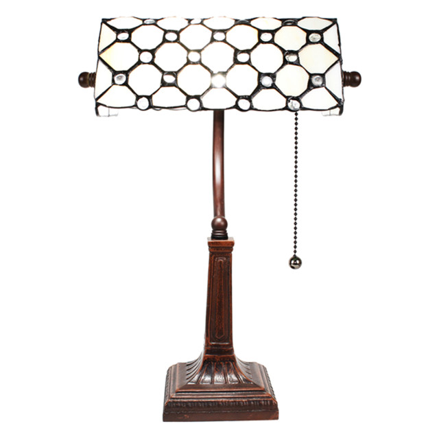 LumiLamp Tiffany tafellamp 26x23x42 cm metaal glas tiffany bureaulamp 1980564 large