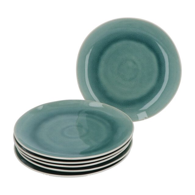 Secret de Gourmet 6 stuks dinerborden 27 cm esmee reactive glazing aardewerk 3047783 large
