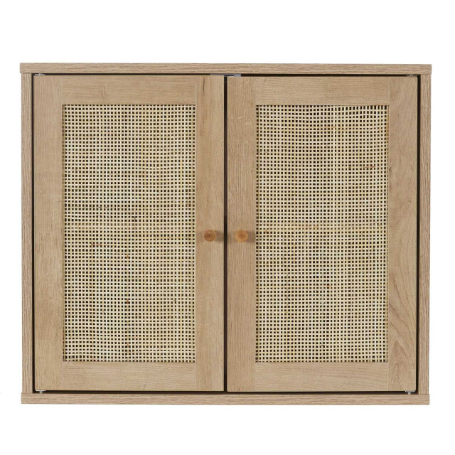Home Deco Factory Hangkastje bali rattan wand badkamerkast hangend met rattan - 3056988 large
