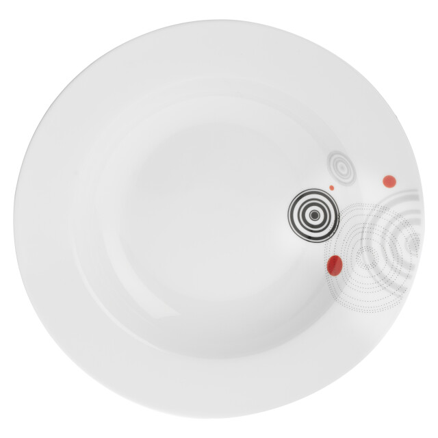 Secret de Gourmet Serviesset cirkels 6 persoons servies porselein 18-delig 3047525 large