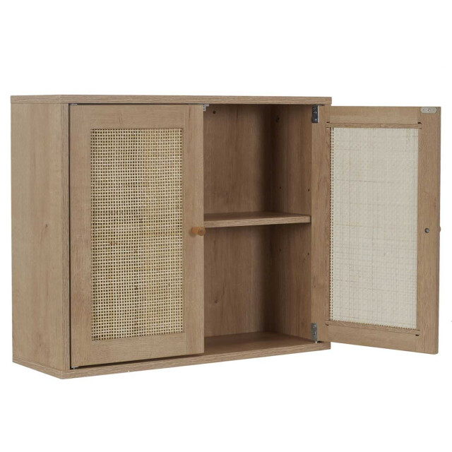 Home Deco Factory Hangkastje bali rattan wand badkamerkast hangend met rattan - 3056988 large