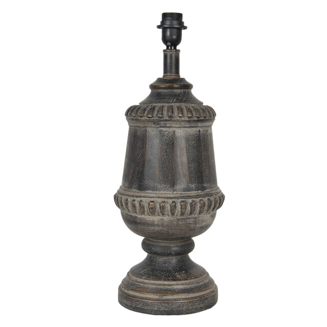 Clayre & Eef Lampenvoet Ø 21x55 cm hout rond lampvoet 3056944 large