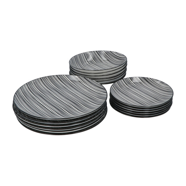 Secret de Gourmet Serviesset porselein model zebra 6 persoons 18 delig 3068480 large