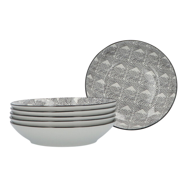Secret de Gourmet Serviesset 6 persoons porselein bohemia ethnic 18-delig /wit 3047584 large