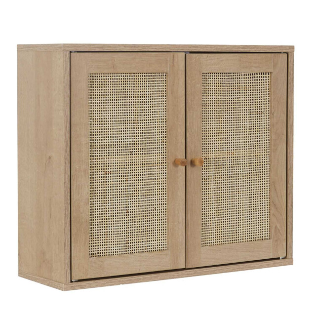 Home Deco Factory Hangkastje bali rattan wand badkamerkast hangend met rattan - 3056988 large