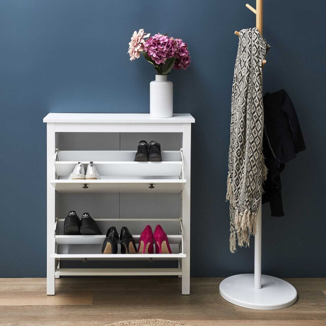 Home Deco Factory Schoenenkast 2 lades schoenen klepkast voor 12 paar - 3047849 large