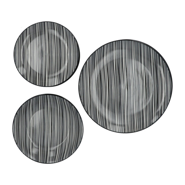 Secret de Gourmet Serviesset porselein model zebra 6 persoons 18 delig 3068480 large