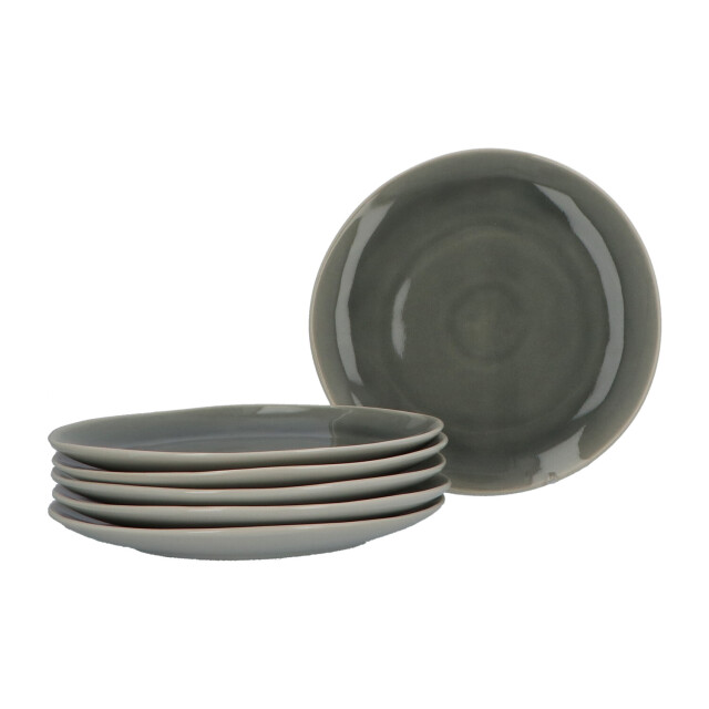 Secret de Gourmet 6 stuks dinerborden 27 cm esmee reactive glazing aardewerk 3047787 large