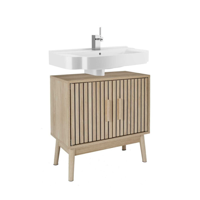 Home Deco Factory Wastafelonderkast klaus met uitsparing 30x60x70 cm wastafelmeubel 3047797 large