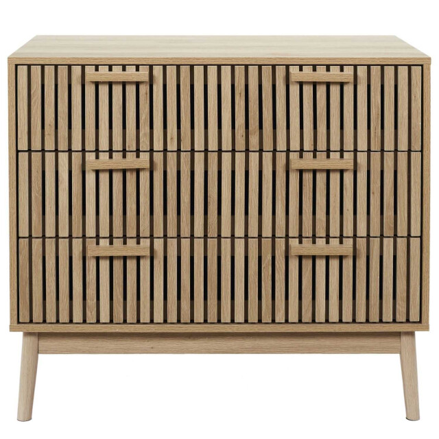 Home Deco Factory Ladekast klaus met panelen voorzijde buffetkast 90x49x79 cm - 3056986 large