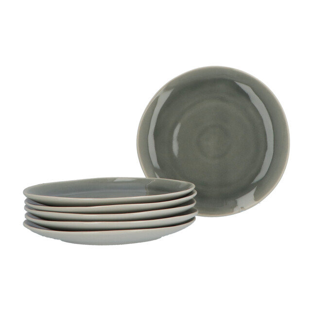 Secret de Gourmet 6 stuks dinerborden 27 cm esmee reactive glazing aardewerk 3047787 large