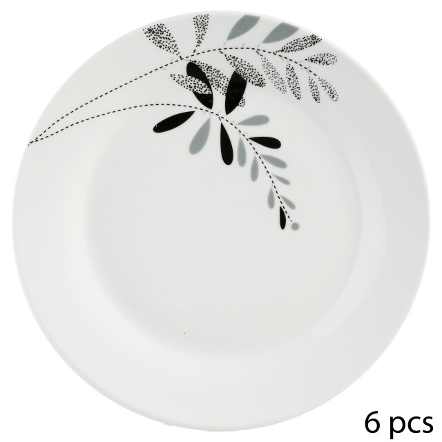 Secret de Gourmet Porseleinen serviesset planten 6 persoons 18-delig 3047533 large